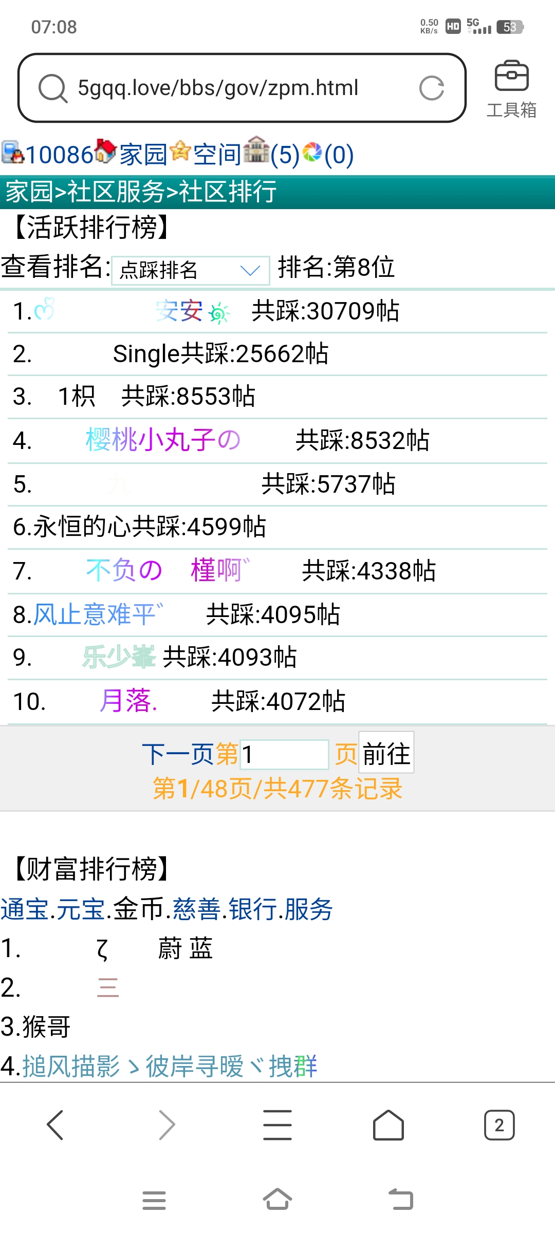 点踩