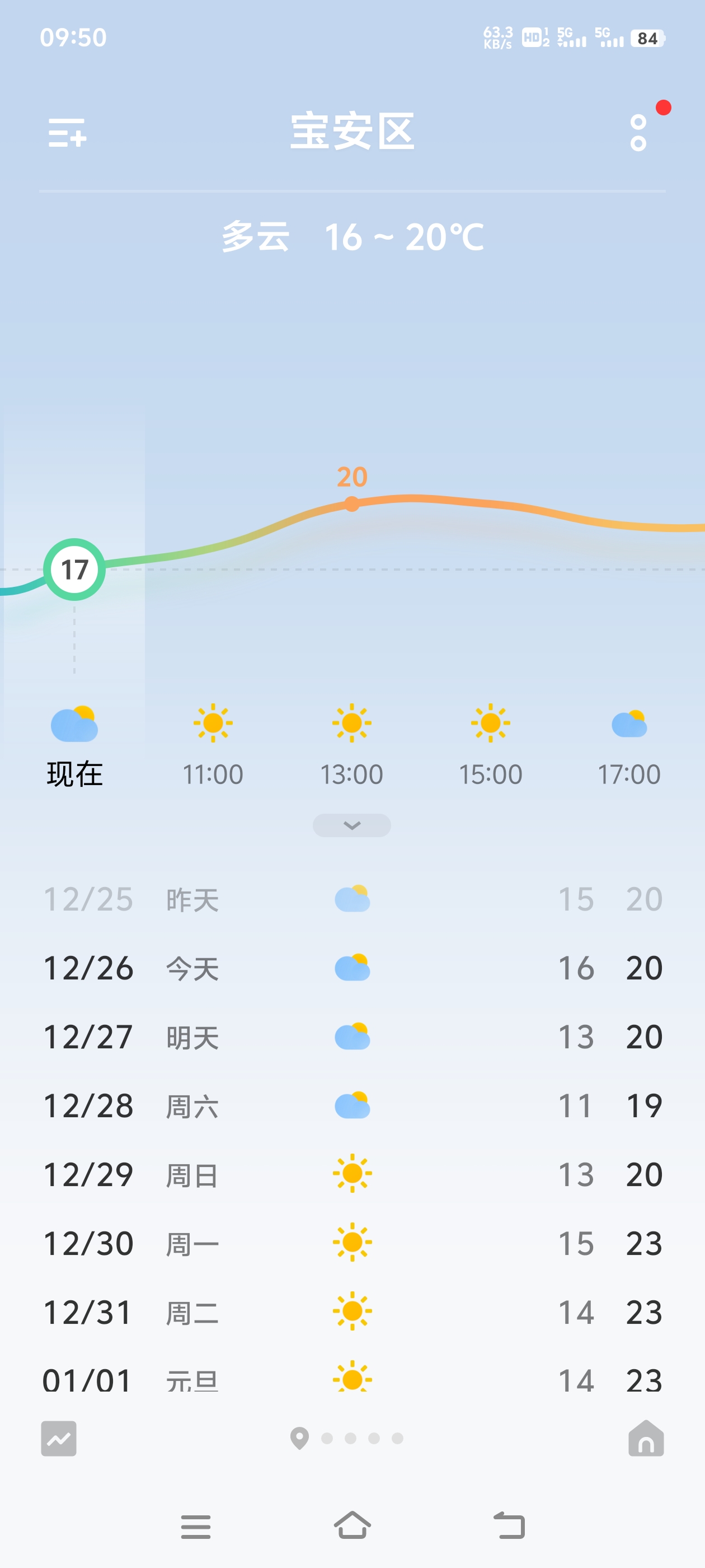 冬天