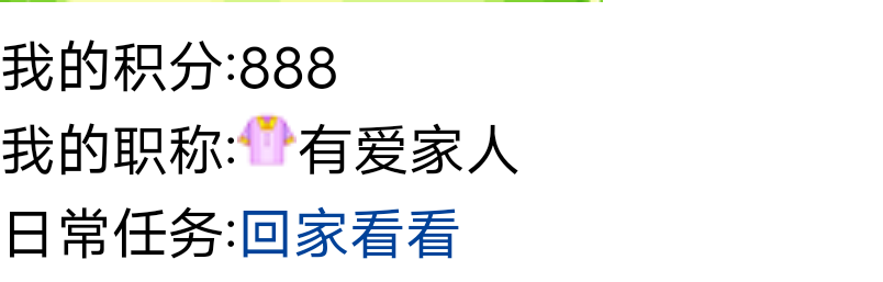 我家族积分