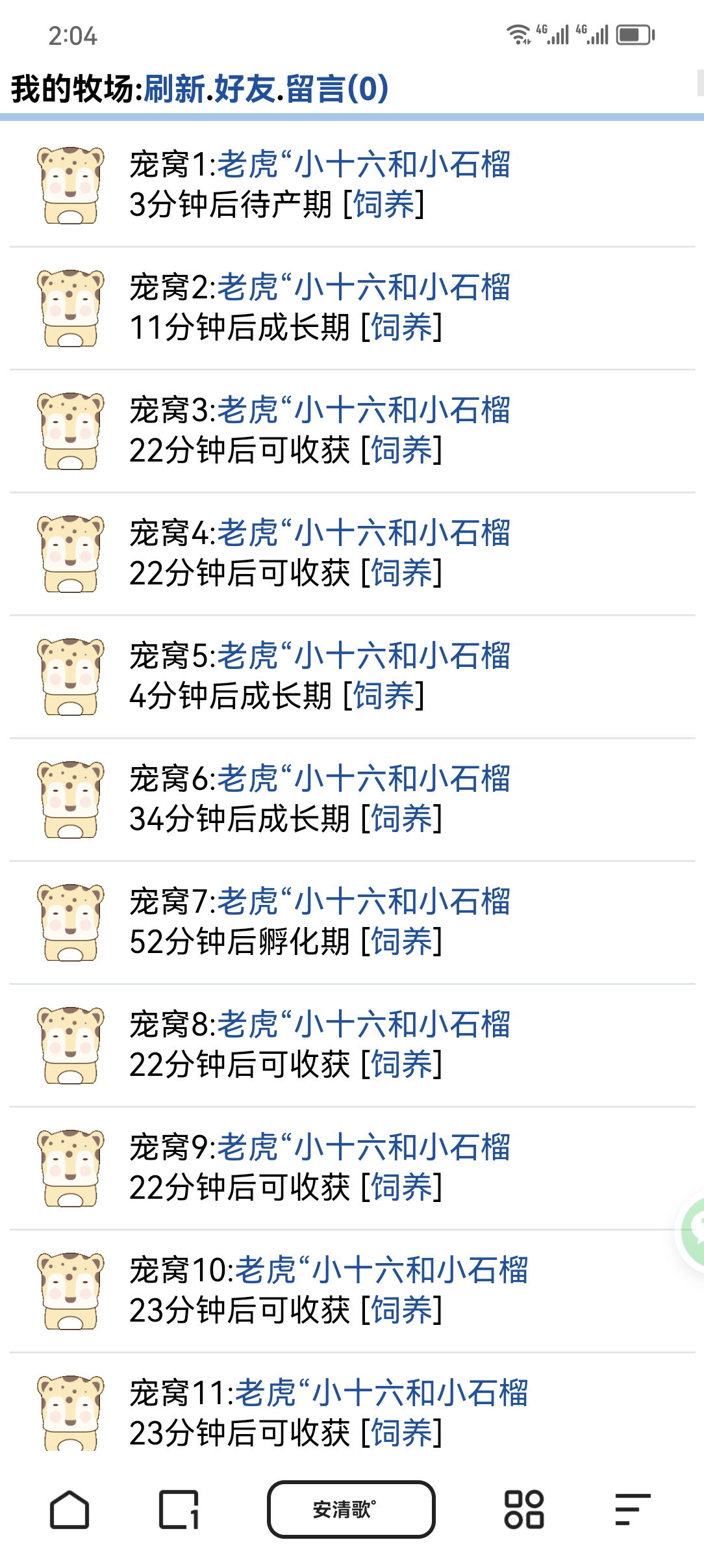 养老虎玩儿～