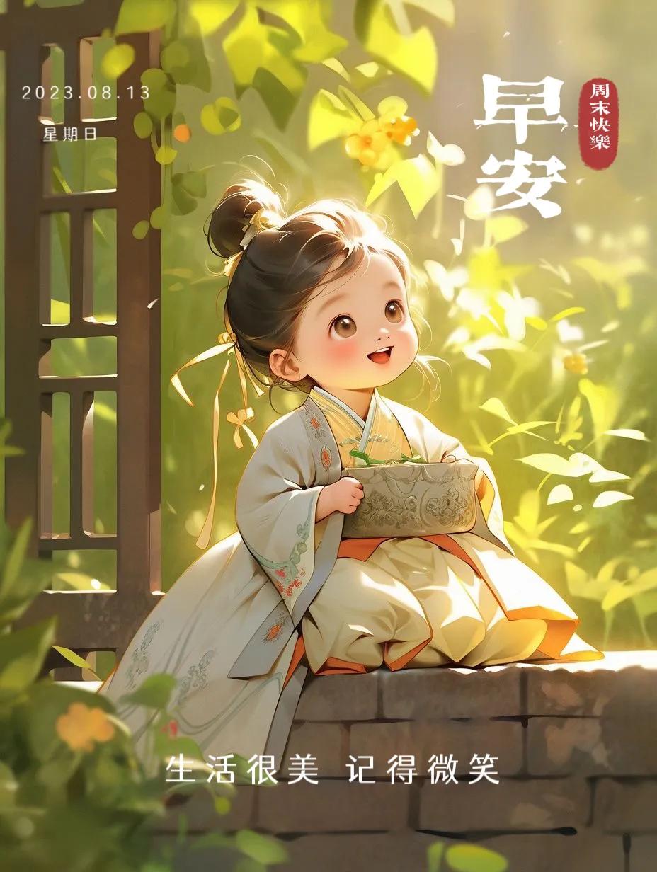 早上好