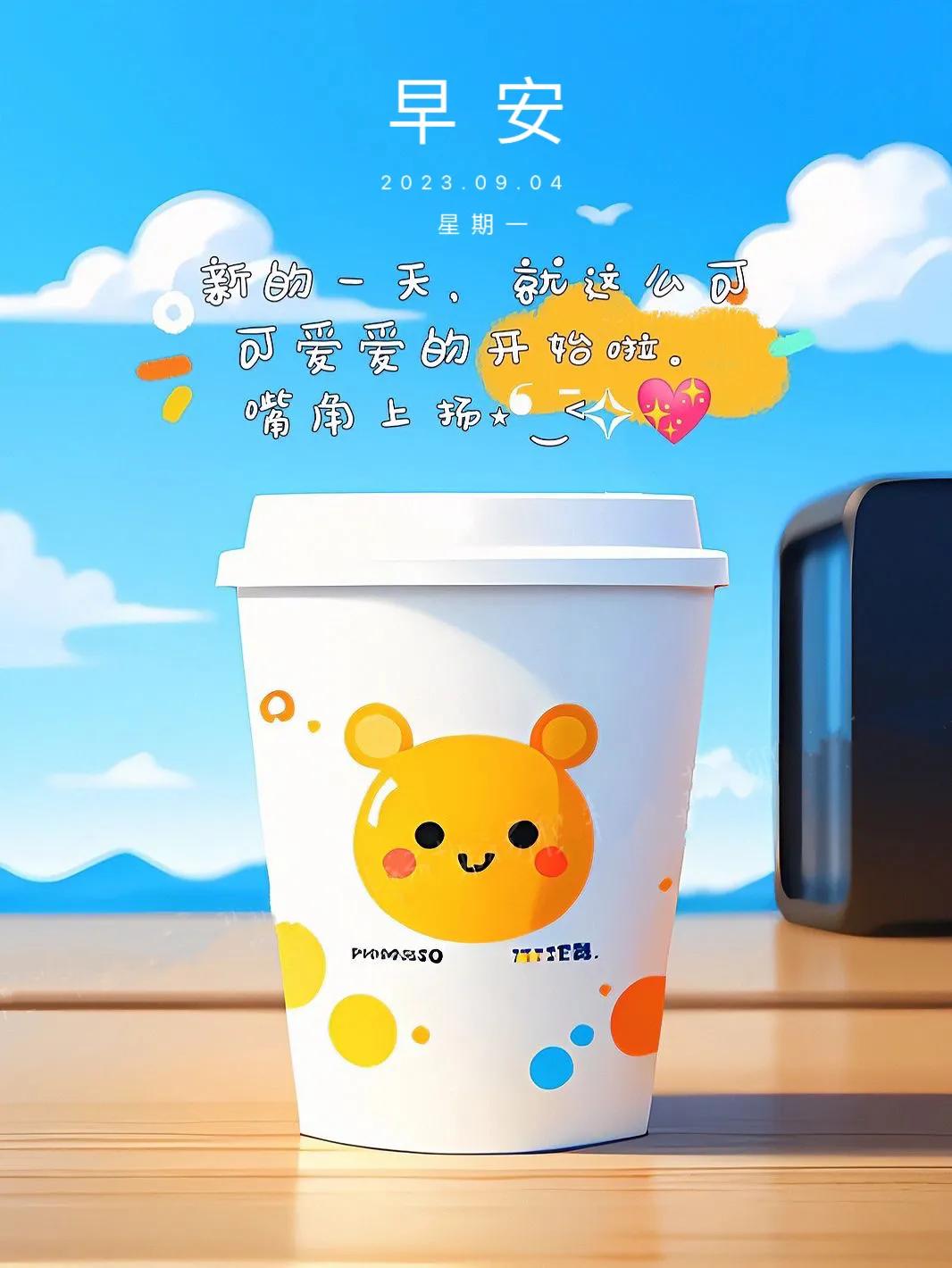 早上好