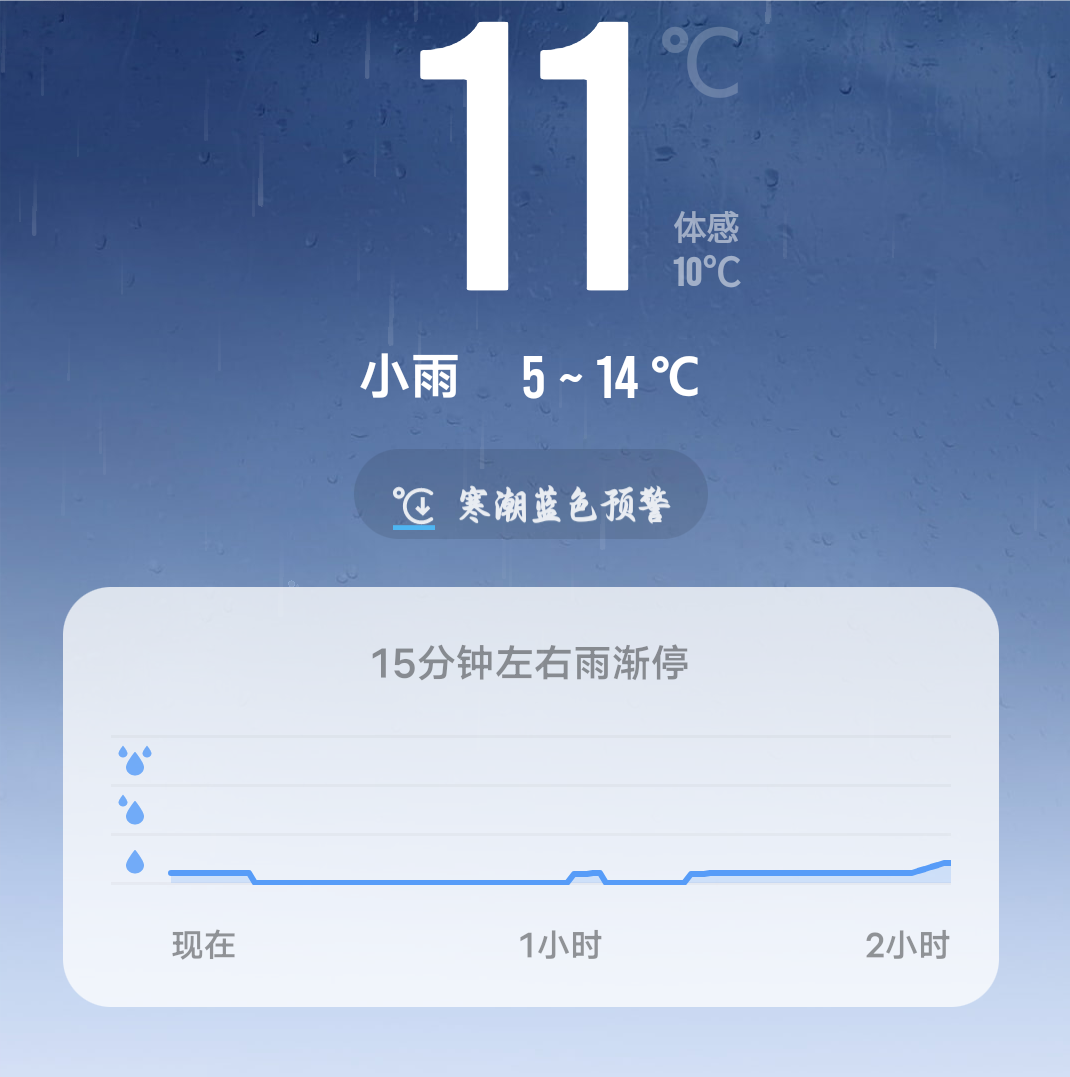 今天的风雨秋裤也挡不住