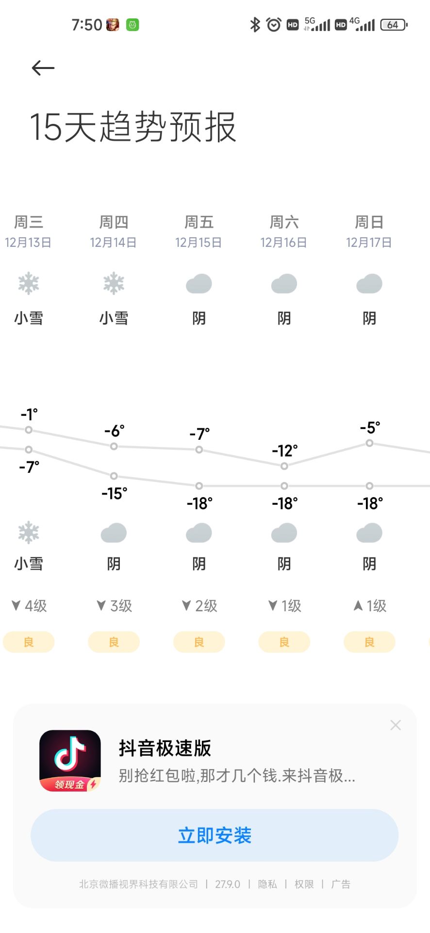 下周是想干嘛
