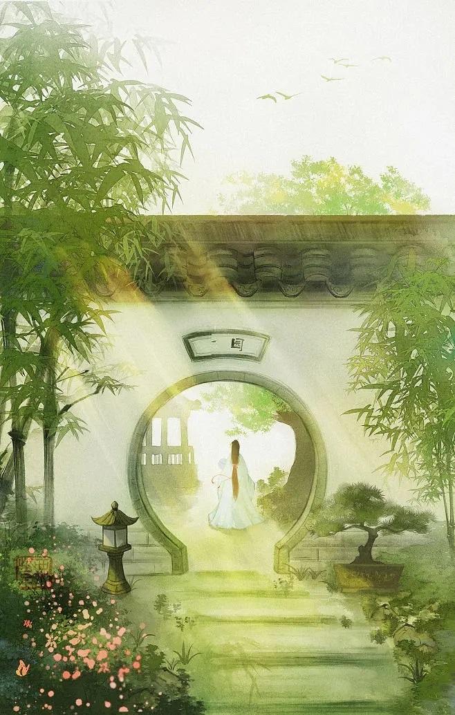可怜陌上花开尽，不见鱼轩缓缓归