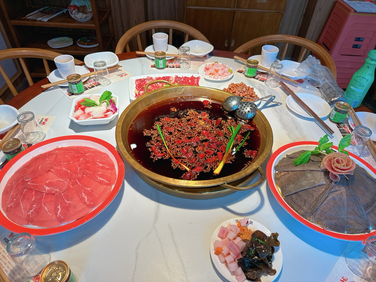 可爱+ 冬日想吃火锅+花园